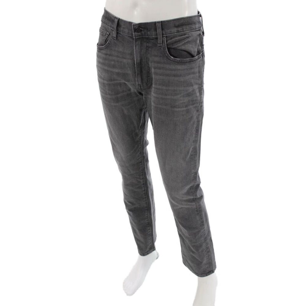 J Crew Mens Straight Gray Jeans 99% Cotton Button Size 30 - Picture 2 of 6